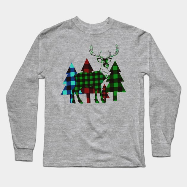 elk Long Sleeve T-Shirt by bratshirt